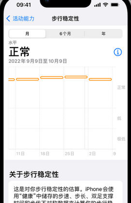 乐山iPhone手机维修如何在iPhone开启'步行稳定性通知'