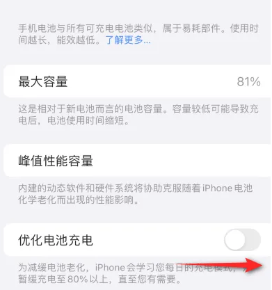 乐山苹果15维修分享iPhone15充电到80%就充不进电了怎么办 