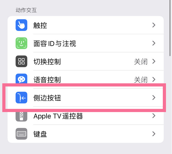 乐山苹果14维修店分享iPhone14 Plus侧键双击下载功能关闭方法 