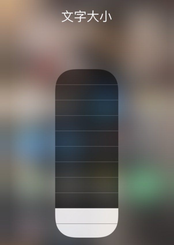 乐山苹果手机维修分享小技巧：在 iPhone 控制中心快速调节字体大小 